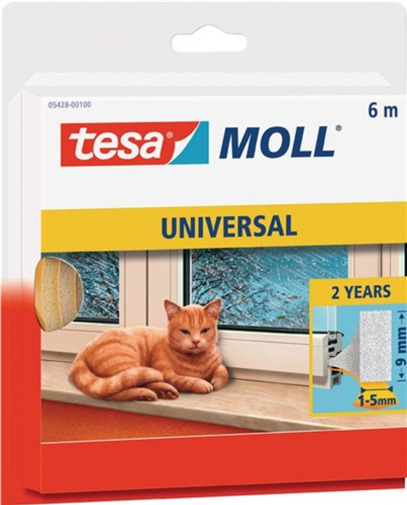Fenster-/Türmoll tesamoll® 5428 B9mmxH6mmxL6m Fenster-/Türmoll tesamoll® 5428 B9mmxH6mmxL6m