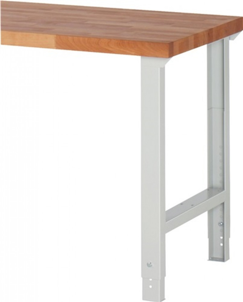 Werkbankfuß BK 650 verstellb.H750-1100xB70/120mm lichtgrau PROMAT Werkbankfuß BK 650 verstellb.H750-1100xB70/120mm lichtgrau PROMAT