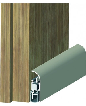 Absenkdichtung Schall-Ex® Applic A Ausl.1-s.L.1055mm Alu. weiß