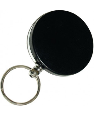 Schlüsselflip m.Nylonseil 650mm schwarz Ku.40mm