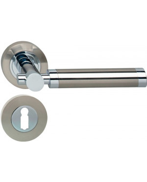 Rosettengrt.1698 Zamak Cr/VA rd.SK/OL DIN L/R D/D