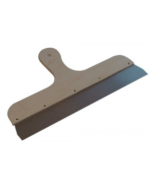 Flächendekorspachtel B.200mm Holzgriff poliertes Stahlblatt