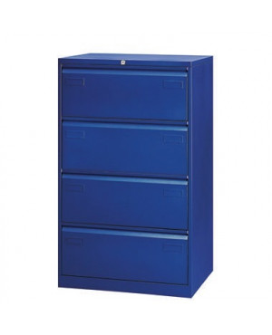 Bisley Hängeregistraturschrank DF4639 4Schubfächer oxfordblau