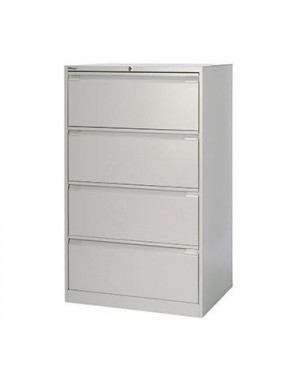 Bisley Hängeregistraturschrank DF4355 4Schubfächer silber