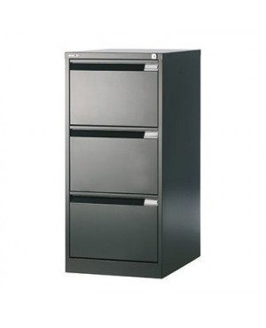 Bisley Hängeregistraturschrank 3633633 3Schubfächer tiefschwarz