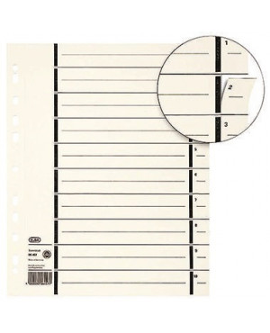 ELBA Trennblatt 400004672 DIN A4 mit Perforation 200g Kraftkarton ch