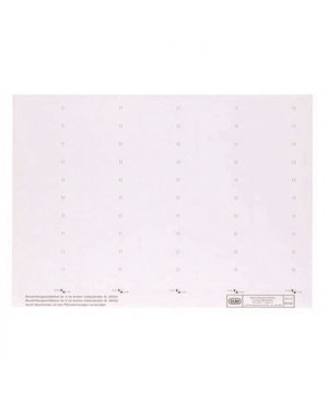 ELBA Beschriftungsschild 100555644 160g Karton weiß 50Schilder