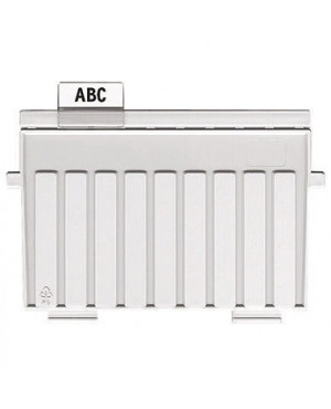 HAN Karteireiter 9001 35x15mm Hart-PVC transparent