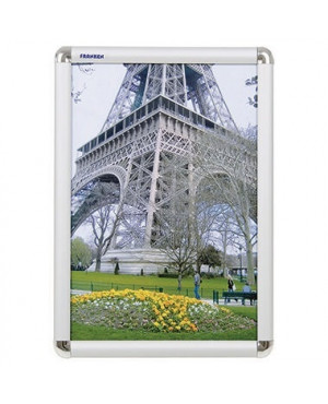 Franken Bilderwechselrahmen BS0702 32,7x45x1,2cm DIN A3 Aluminium si