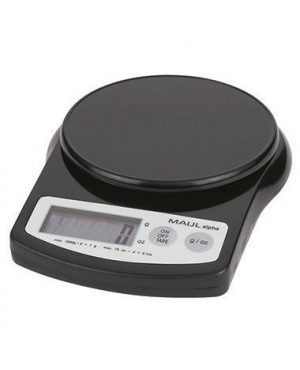 MAUL Briefwaage MAULalpha 1642090 max. 2kg Kunststoff schwarz