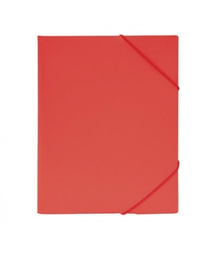 Eckspanner DIN A4 150Bl. Polypropylen rot