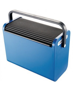 helit Hängebox H6110193 DIN A4 max. 25Mappen PS blau