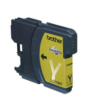 Brother Tintenpatrone LC1100HYY 750Seiten gelb