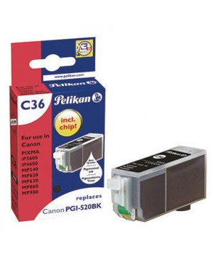 Pelikan Tintenpatrone 4103239 C36 wie Canon PGI520BK schwarz