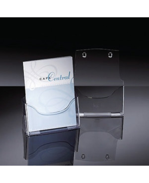 Sigel Prospekthalter LH110 für DIN A4 1Fach Acryl glasklar