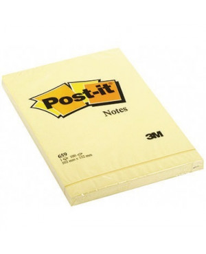 Post-it Haftnotiz 659 102mmx152mm 100Blatt gelb