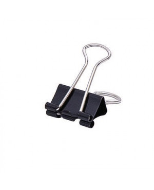 Soennecken Foldbackklemmer 1563 19x7mm schwarz 12 St./Pack.