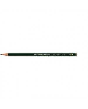 Faber-Castell Bleistift CASTELL 9000 119000 HB dunkelgrün