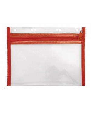 Veloflex Reißverschlusstasche VELOBAG XXS 4350020 DIN A5 rot