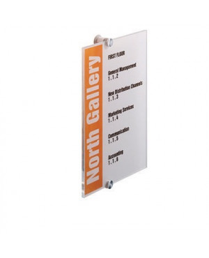 DURABLE Türschild CRYSTAL SIGN 482519 210x297mm transparent