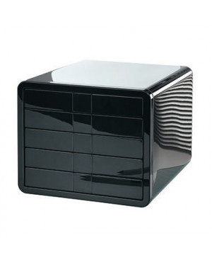 HAN Schubladenbox i-Box 1551-13 DIN C4 5Schubfächer schwarz