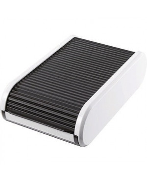 helit Visitenkartenbox H6218090 max. 300Karten schwarz weiß
