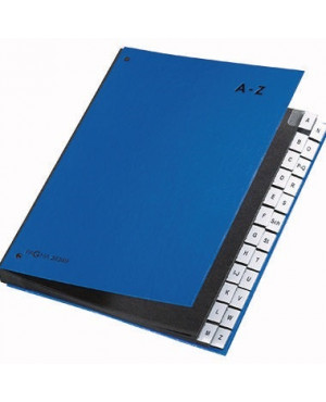 PAGNA Pultordner 24249-02 DIN A4 A-Z 24Fächer Polypropylen bl