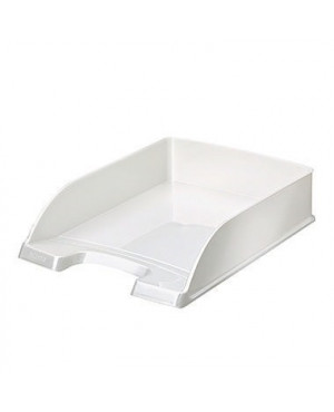 Leitz Briefablage WOW Plus 52263001 DIN A4 stapelbar PS perlweiß