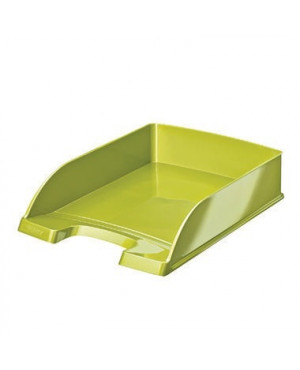 Leitz Briefablage WOW Plus 52263064 DIN A4 stapelbar PS grün metallic