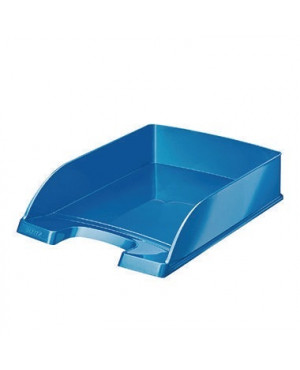 Leitz Briefablage WOW Plus 52263036 DIN A4 stapelbar PS blau metallic