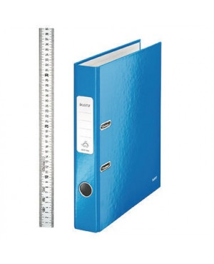 Leitz Ordner WOW 10060036 DIN A4 50mm Pappe blau metallic