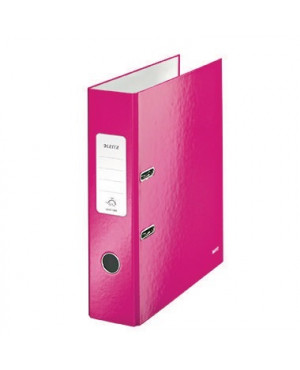 Leitz Ordner WOW 10050023 DIN A4 80mm Pappe pink metallic