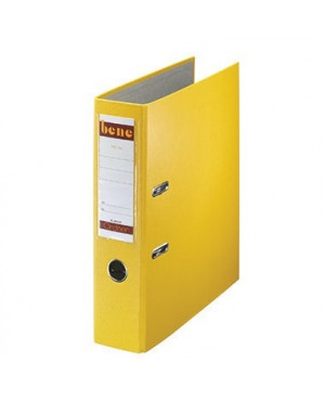 Bene Ordner 291400 GE DIN A4 80mm PP gelb