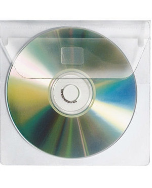 Veloflex CD/DVD Hülle 2259000 1CD PP glasklar 10 St./Pack.