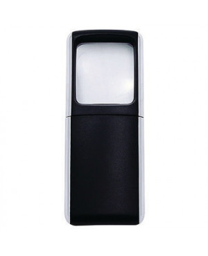 WEDO Lupe 2717501 4,7x11,8x1,4cm LED schwarz +Batterien
