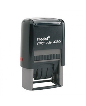 trodat Datumstempel Printy-Dater 66306 41x24mm GEBUCHT gr/sw