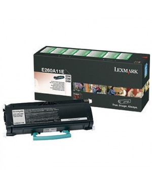 Lexmark Toner E260A11E 3.500Seiten schwarz