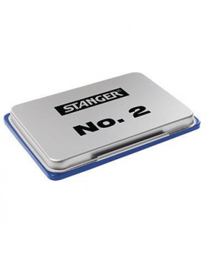 STANGER Stempelkissen No.2 01801503 7x11cm ohne Öl blau