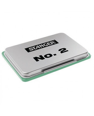 STANGER Stempelkissen No.2 01801603 7x11cm ohne Öl grün
