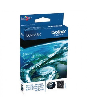 Brother Tintenpatrone LC985BK 300Seiten schwarz