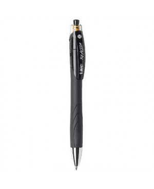 BIC Druckkugelschreiber ReAction 8575461 0,4mm Mine+Schaft schwarz