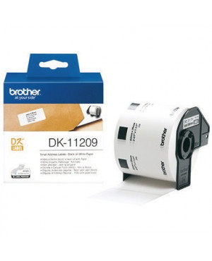 Brother Etikett DK11209 29x62mm weiß 800 St./Rl.
