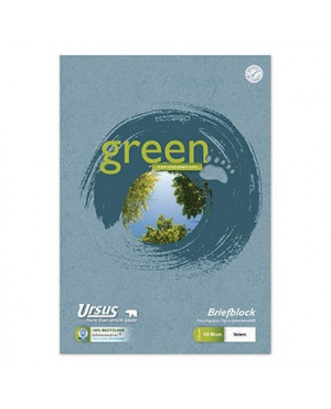 Ursus Briefblock Green 608585010 DIN A4 70g liniert weiß 50Blatt