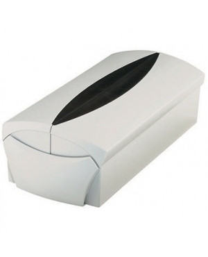 HAN Visitenkartenbox VIP 2000-31 f. 500Karten +Register schwarz/grau