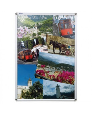 Franken Bilderwechselrahmen BS0704 62,4x87,1x1,2cm DIN A1 Aluminium si