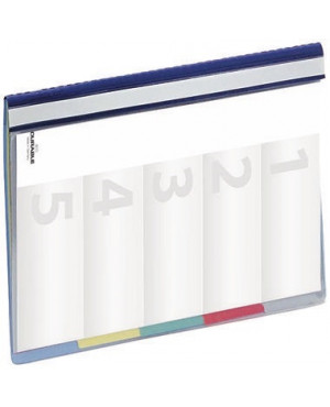 DURABLE Personalhefter DIVISOFLEX 255706 DIN A4 Hartfolie blau