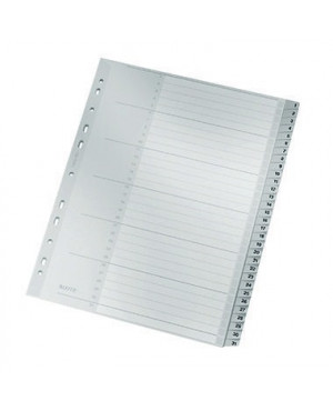 Leitz Register 12810000 1-31 DIN A4 31teilig PP grau