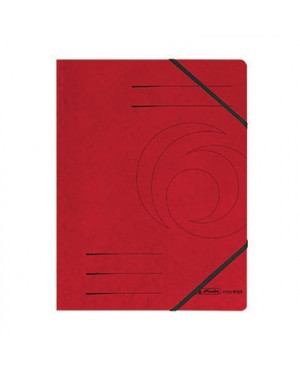 Herlitz Eckspanner 11387172 DIN A4 Colorspankarton rot