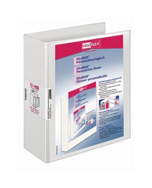 Veloflex Präsentationsringbuch VELODUR 1142190 85mm weiß