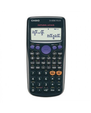 CASIO Schulrechner FX-82DE Plus Batterie 252Funktionen schwarz